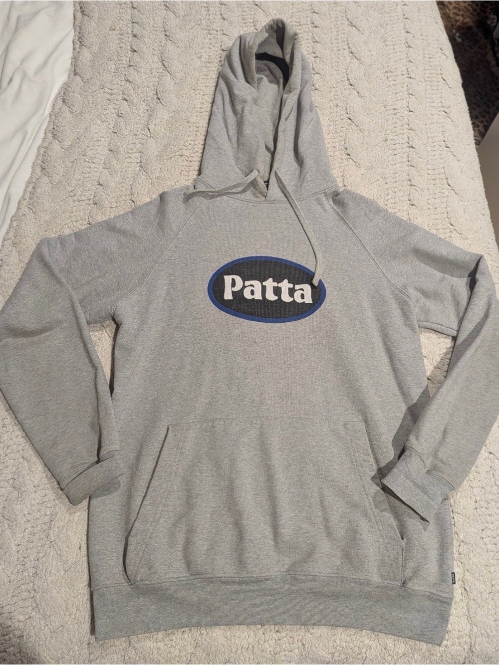 Patta Men's Grey Logo Hoodie XL